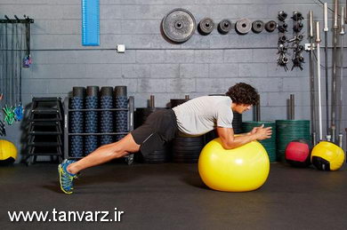 پلانک بر روی توپ سوئیسی